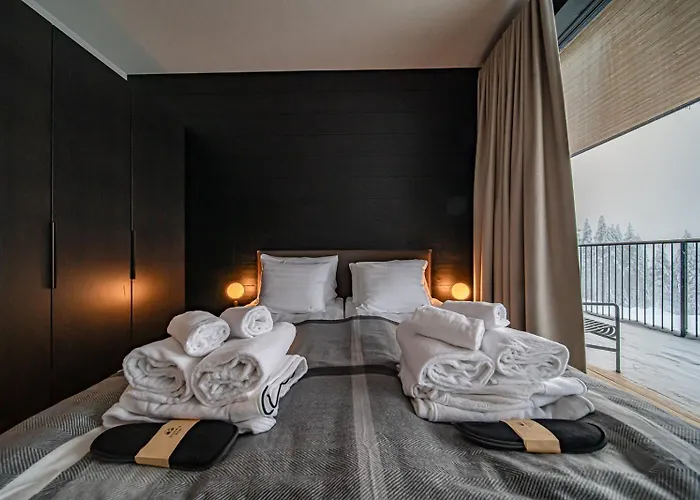 Fjaellen Aurora Luxe Ski-in Ski-out By Aavalevi 아파트 레비